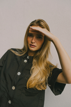 Amanda 2/4 Shirt, Brown
