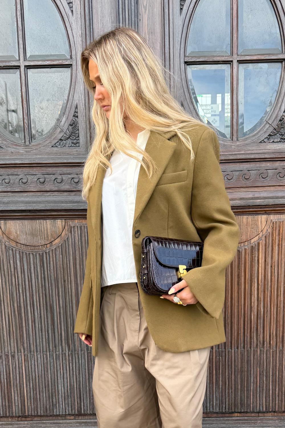 Alberte Blazer, Olive