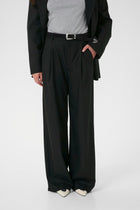 PaulaGZ MW Wide pants, black
