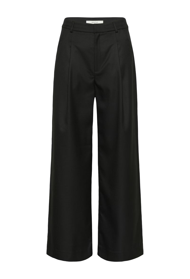 PaulaGZ MW Wide pants, black