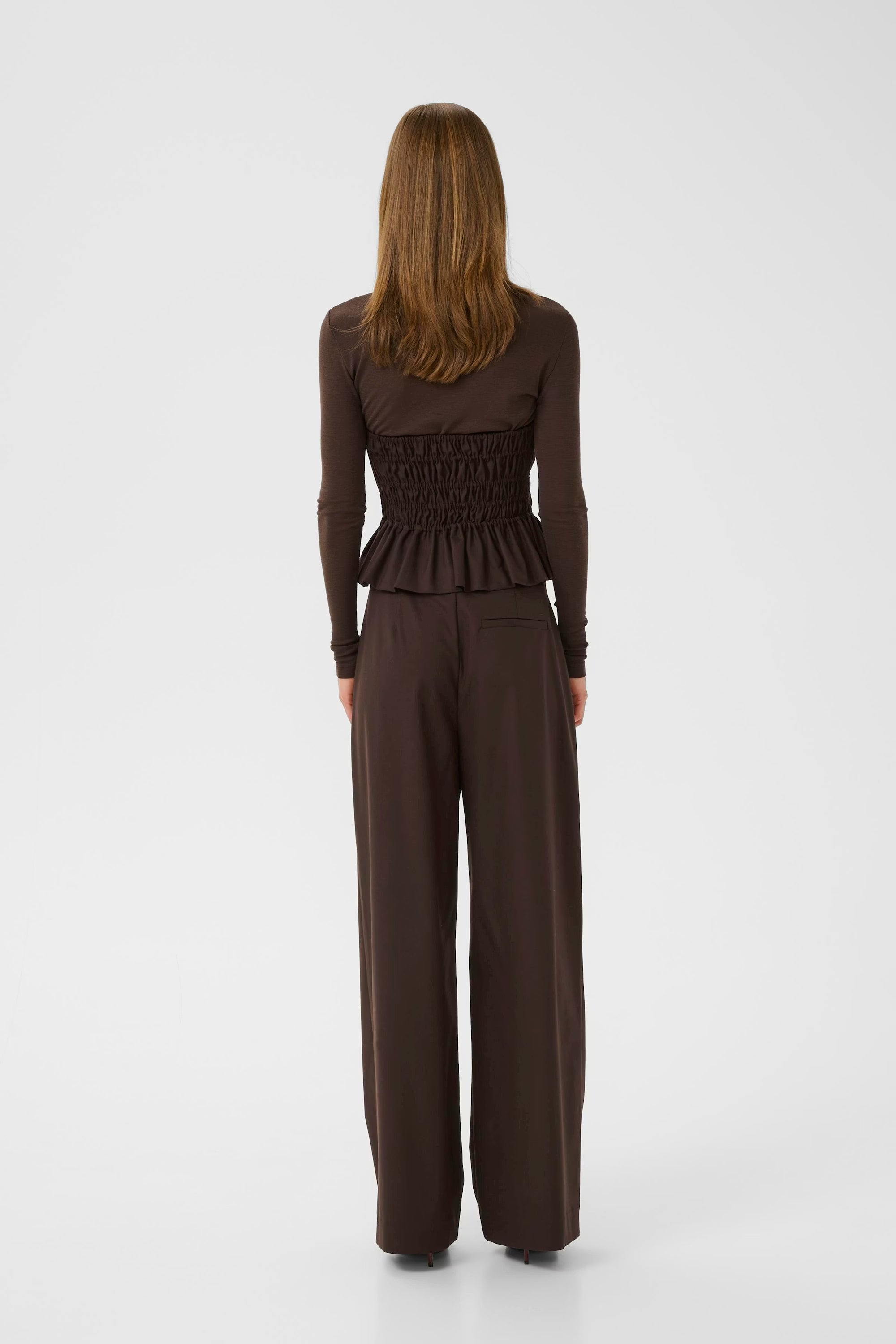 GZPaula MW Wide Pants, Molé