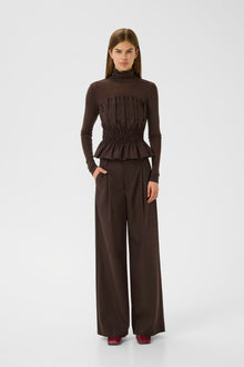 GZPaula MW Wide Pants, Molé