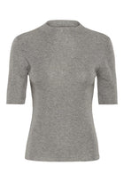 GZasia ss high neck, Medium Grey Méla