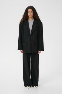 PaulaGZ MW Wide pants, black