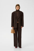 GZPaula MW Wide Pants, Molé