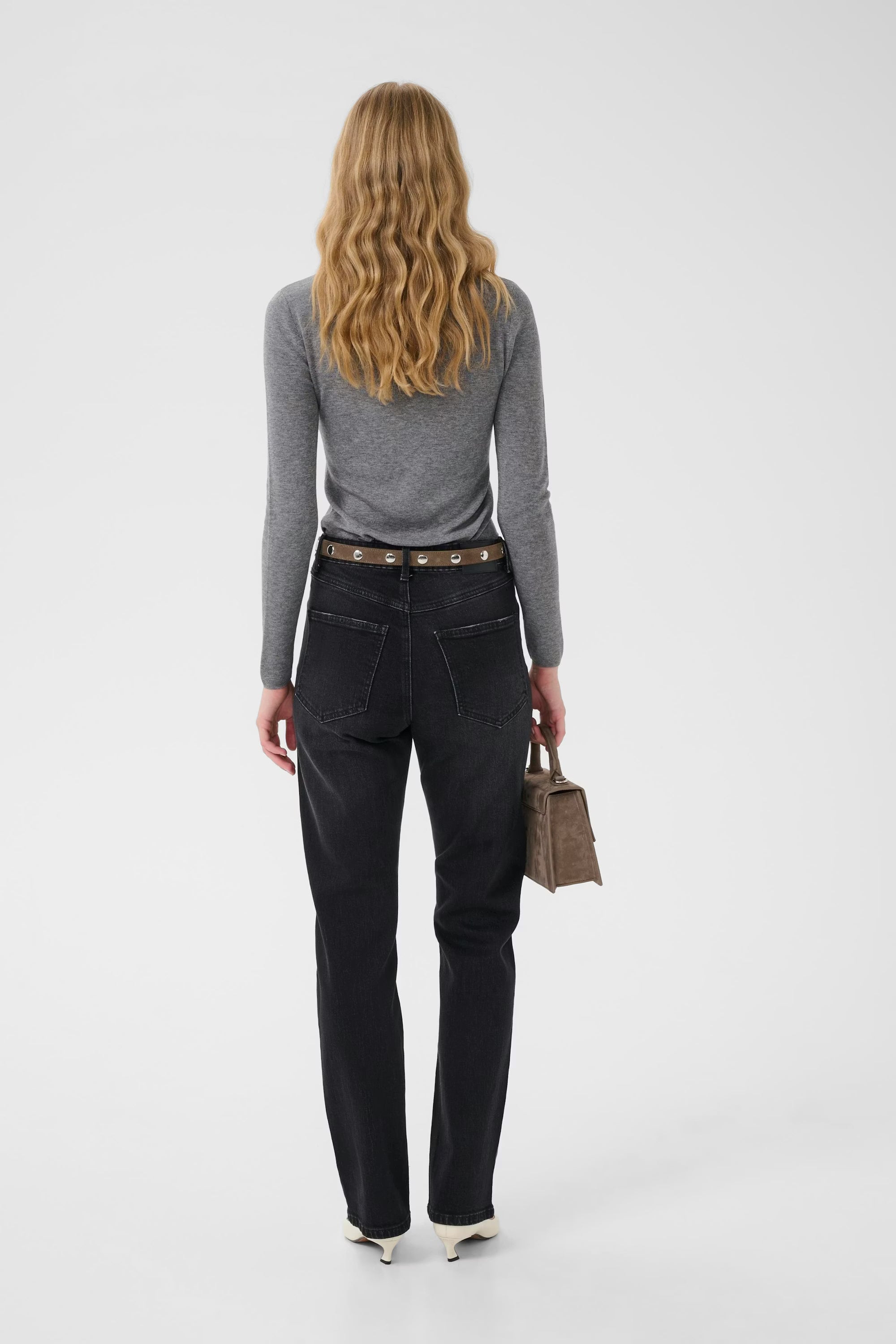 GZasia Pullover, Medium Grey Méla