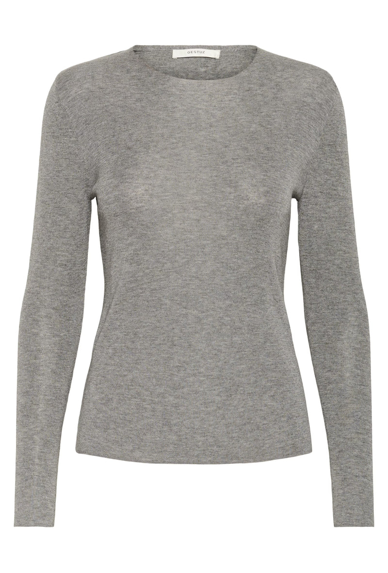 GZasia Pullover, Medium Grey Méla