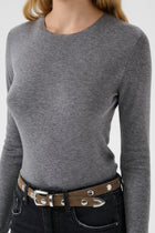 GZasia Pullover, Medium Grey Méla