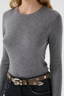 GZasia Pullover, Medium Grey Méla