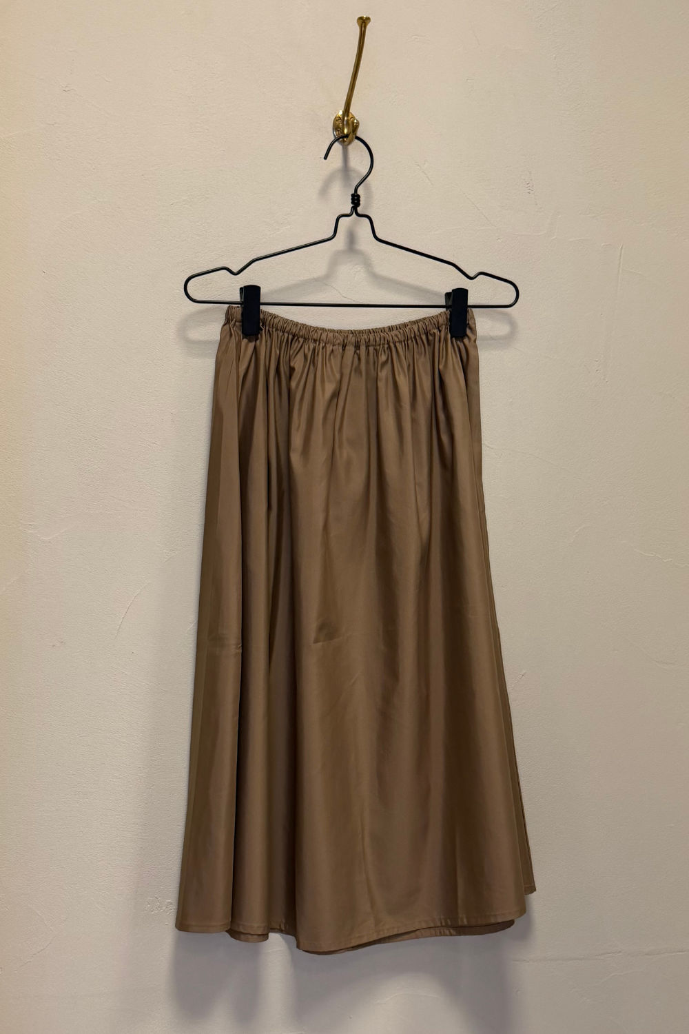 Bianca HW Below Knee Skirt, Gold