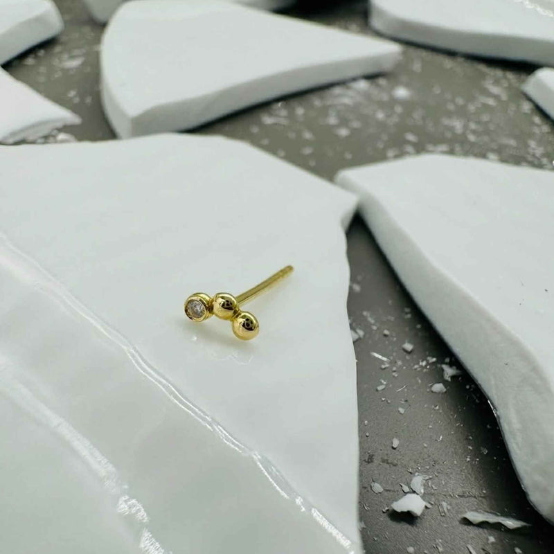 3 Dots Diamond, 18K Gold