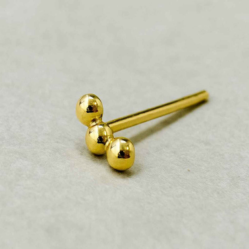 3 Dots Ørering, 18K GOLD