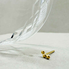 3 Dots Ørering, 18K GOLD