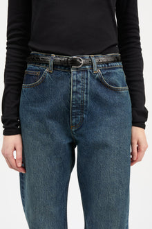 Classic Belt, Croco Black