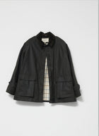 Oilskin Jacket, Dark Brown