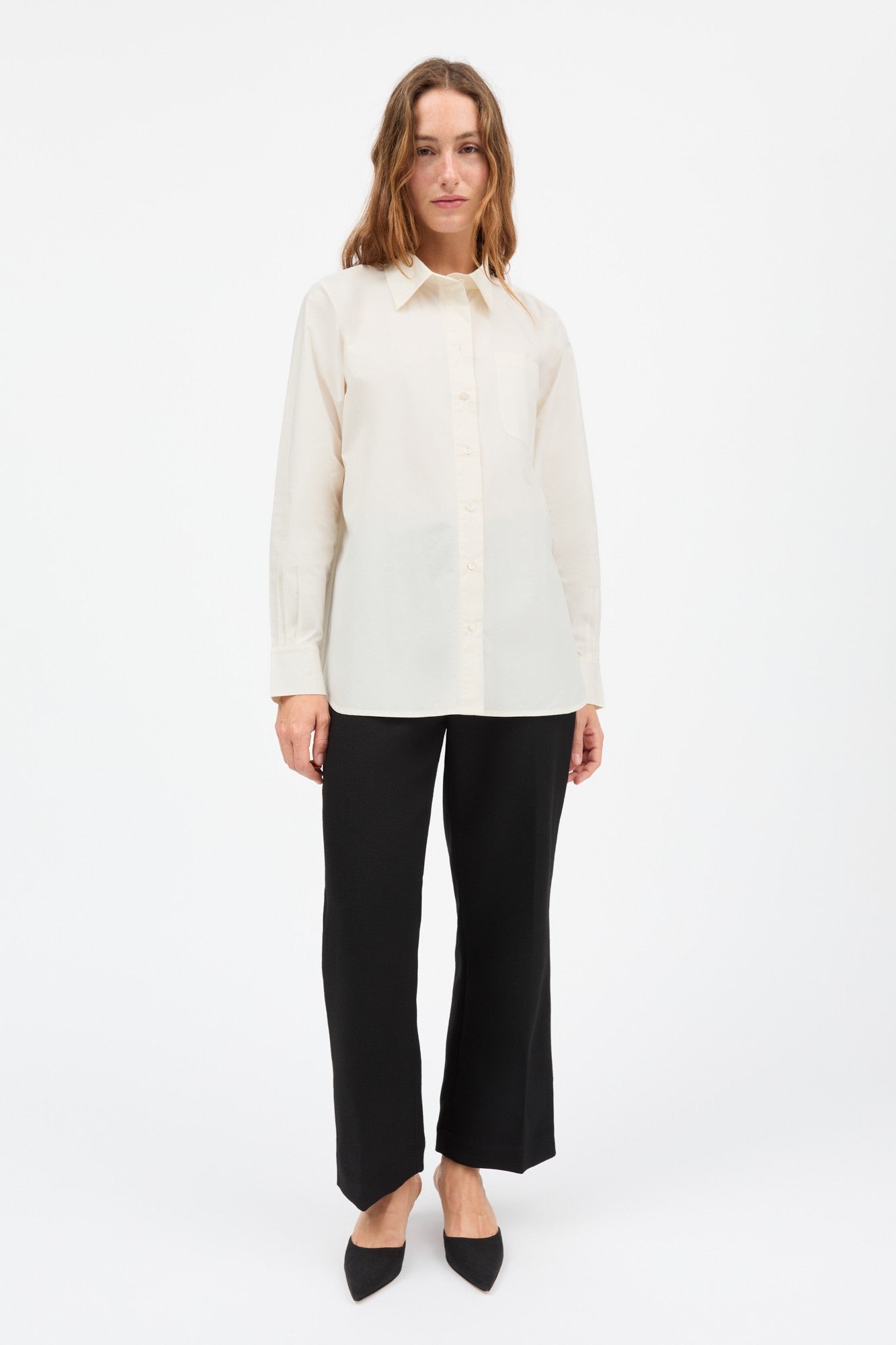 Nicci shirt, Ivory