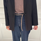 Lili waist belt, suede elephant