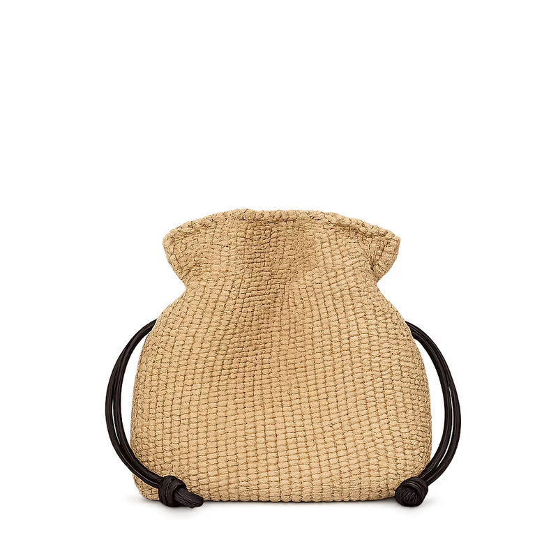 Camilla Mini Raffia, Natural/Testa Moro