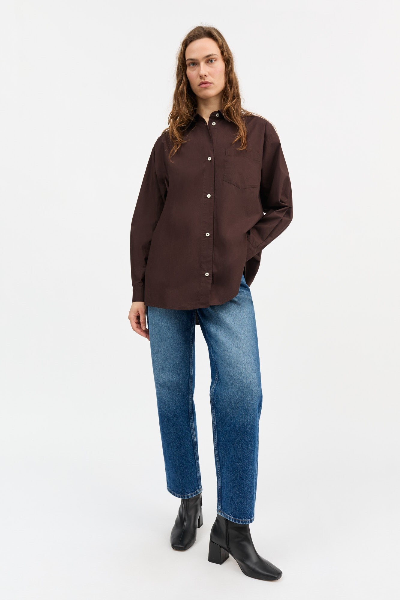 Edgar Shirt, Dark Brown