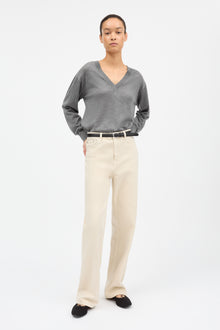 Maddy straight jeans, Beige