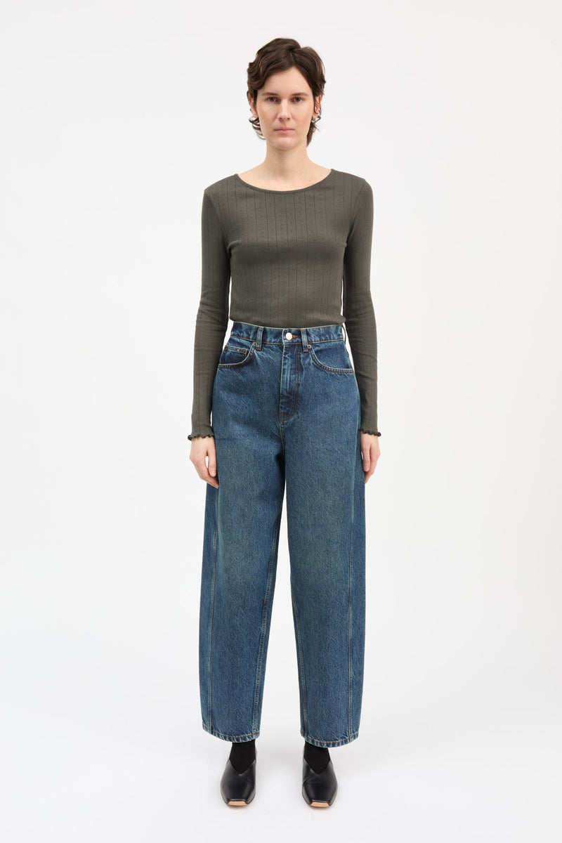 Edie Blouse, Dark Green