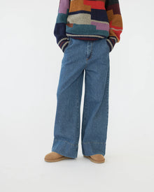 Hemp / Cotton Wide leg, Denim