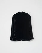 Silk Velvet Tuxedo Jacket, Black