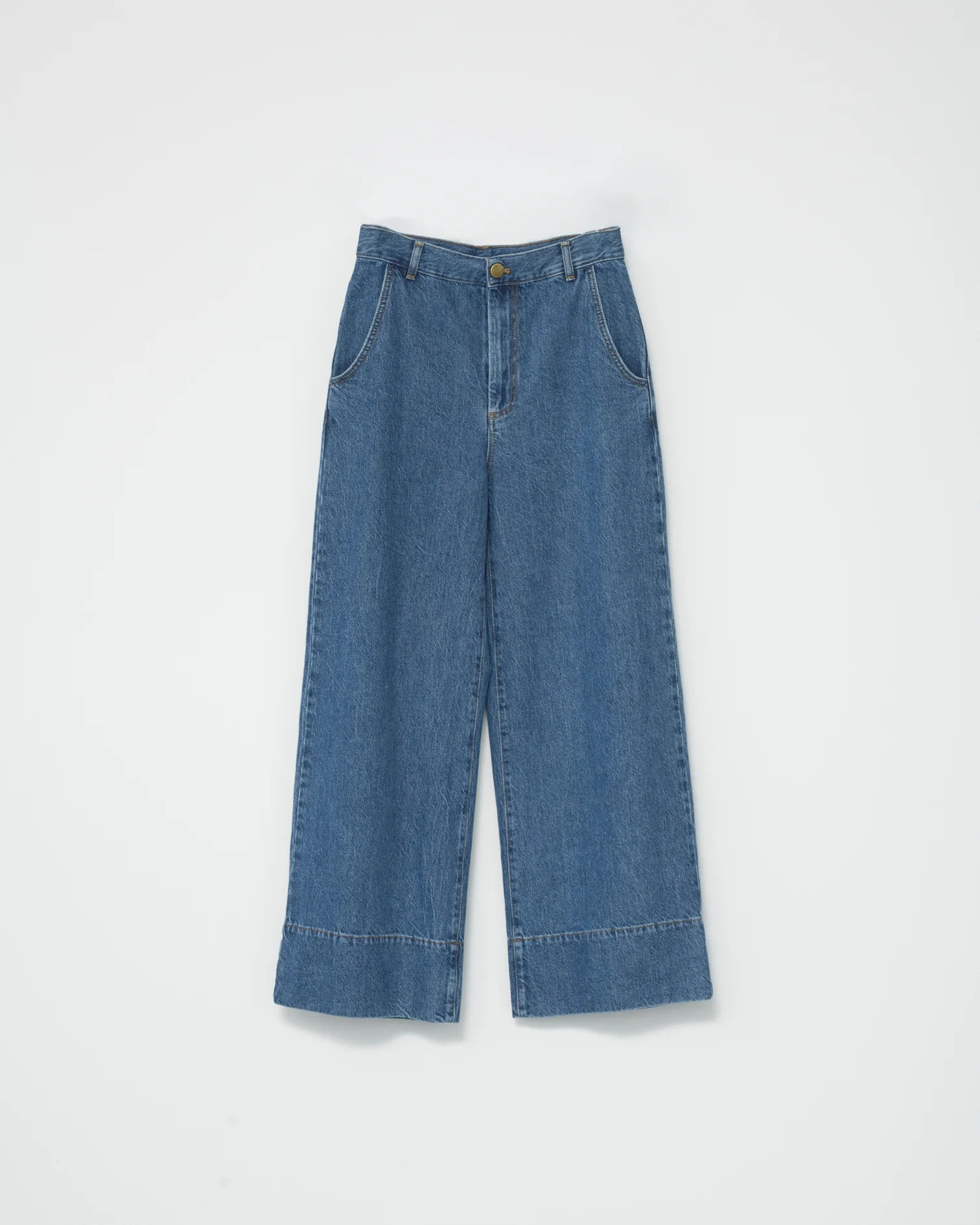 Hemp / Cotton Wide leg, Denim