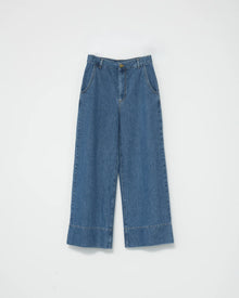 Hemp / Cotton Wide leg, Denim