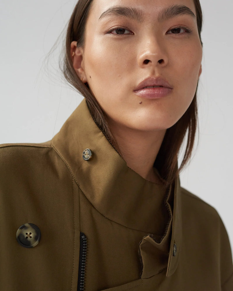 Water Resistant Coat, Loden