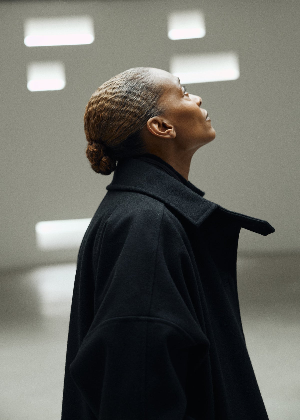 Jo Coat Loden i Black – look fra Aiayu AW26
