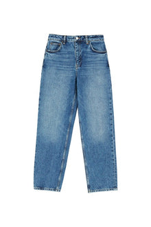 Allison Cropped Jeans, Slouchy Blue