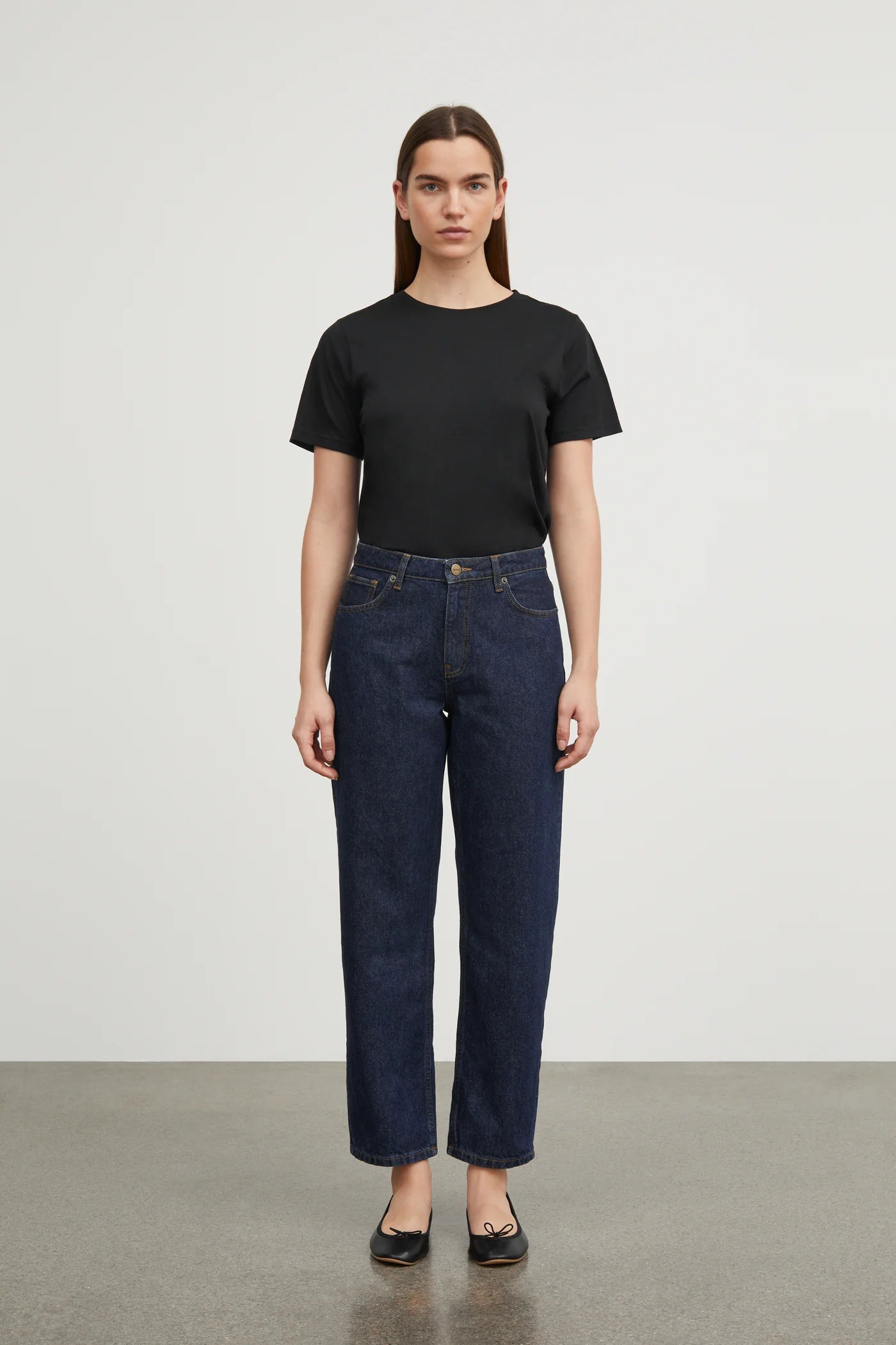 Allison Cropped Jeans, Indigo