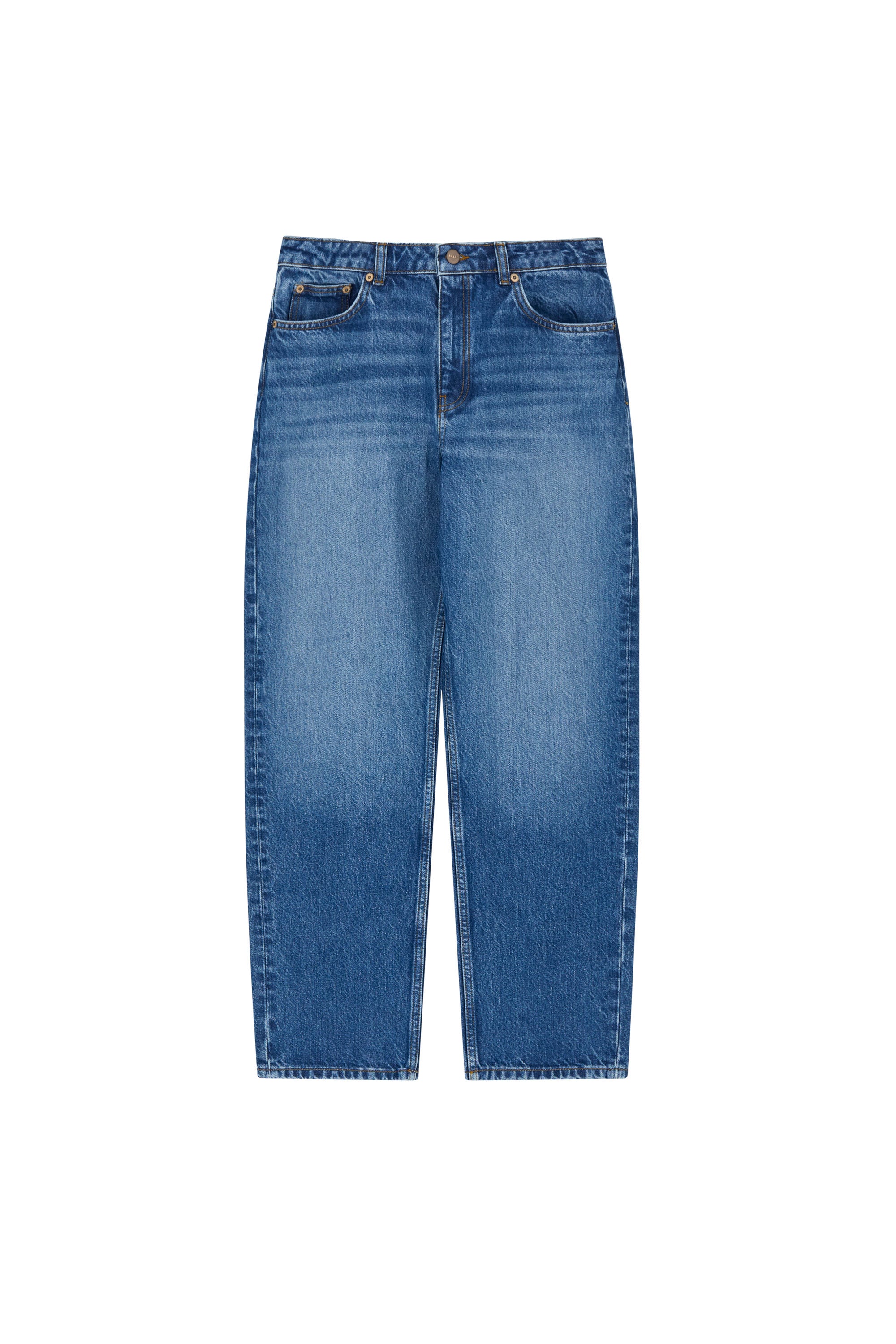 Allison Cropped Jeans, Vintage washed blue