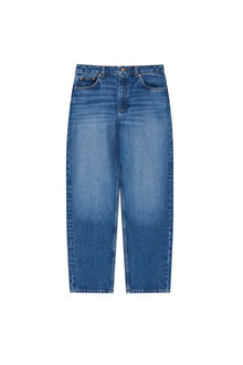 Allison Cropped Jeans, Vintage washed blue