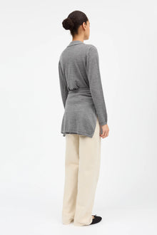 Amethyst Cardigan, grey melange