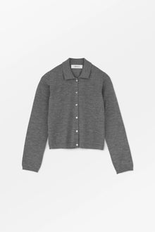 Amethyst Cardigan, grey melange