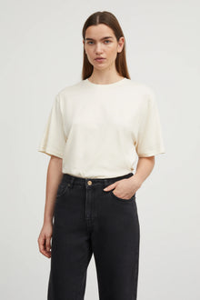 Andy Oversize Tee, Light Cream