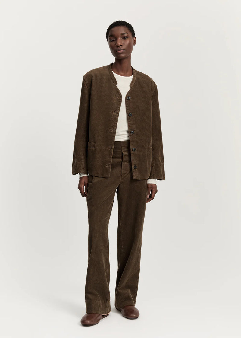 Angela jacket corduroy, Bark