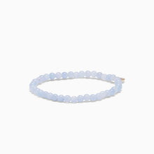 Aquamarin armbånd, 4mm