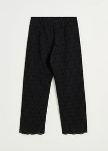 Ava pant embroidery, Black