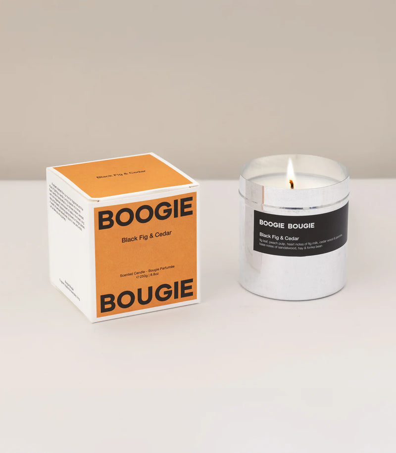 Black Fig & Cedar Duftlys, 250g