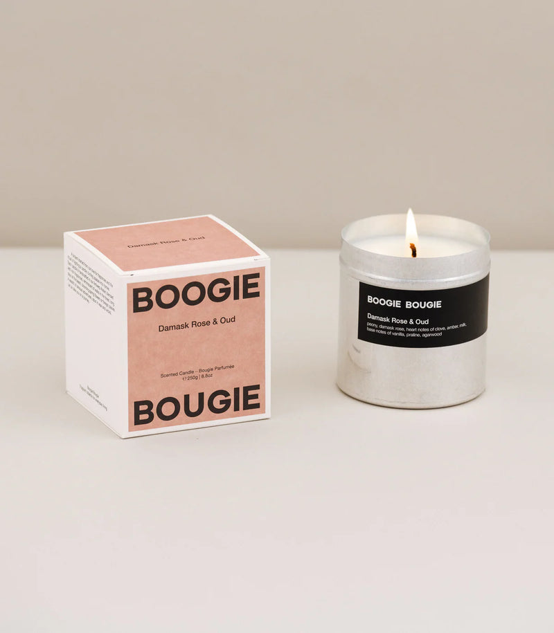 Damask Rose & Oud Duftlys, 250g