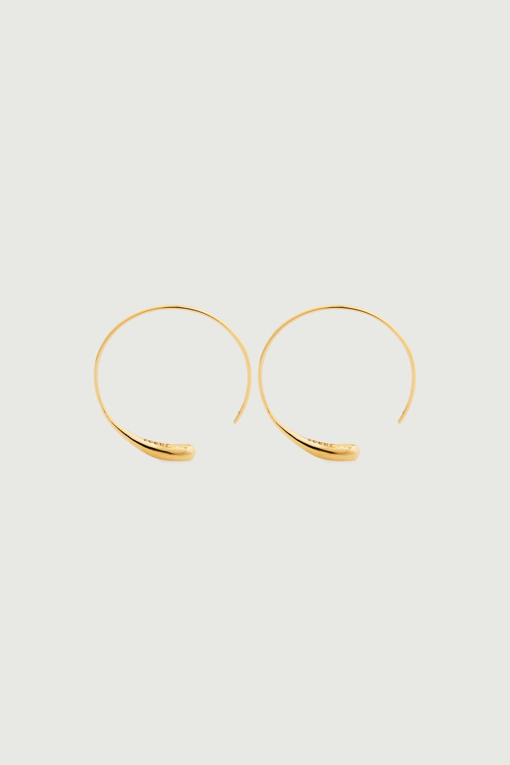 Hoop medium. Forgyldt