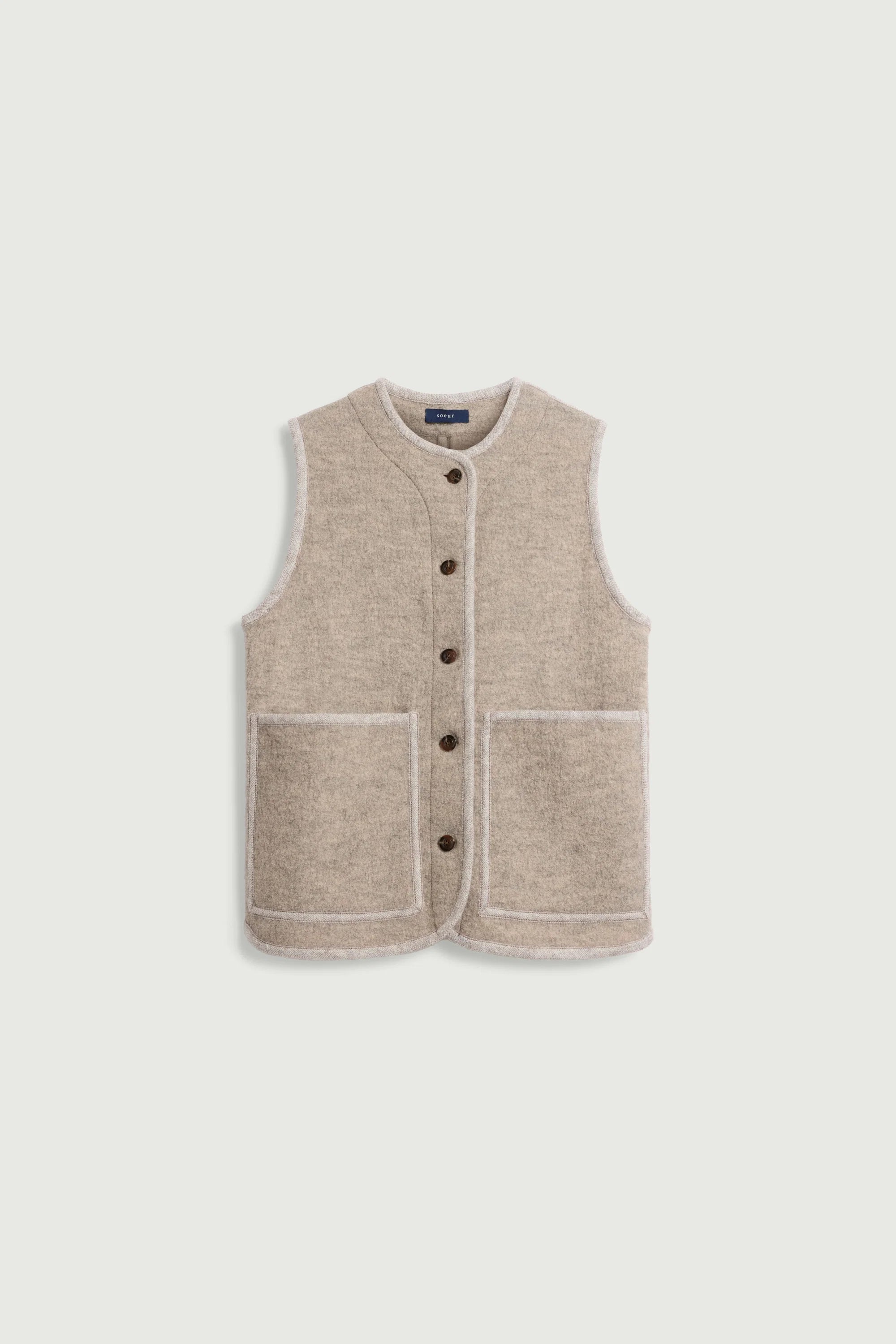 Chicago Vest, Beige