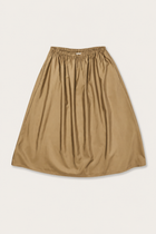 Bianca HW Below Knee Skirt, Gold