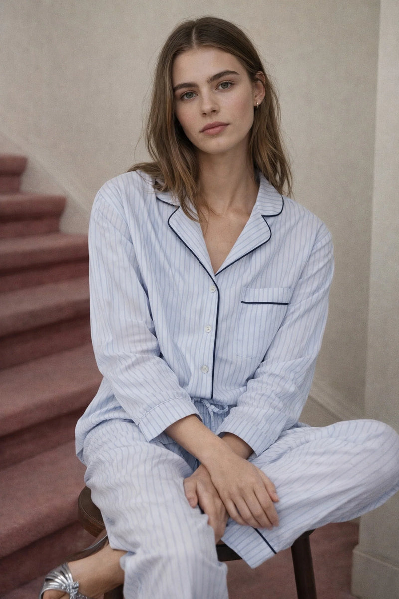 Pyjamas, Light Blue Stripes