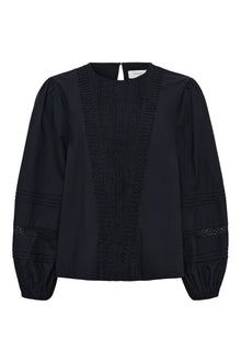Clover ls blouse, Black