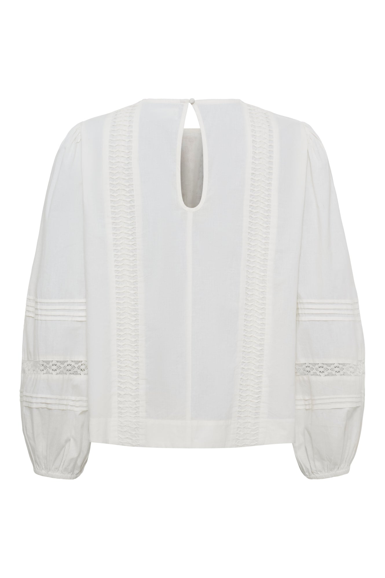 Clover ls blouse, White Sand