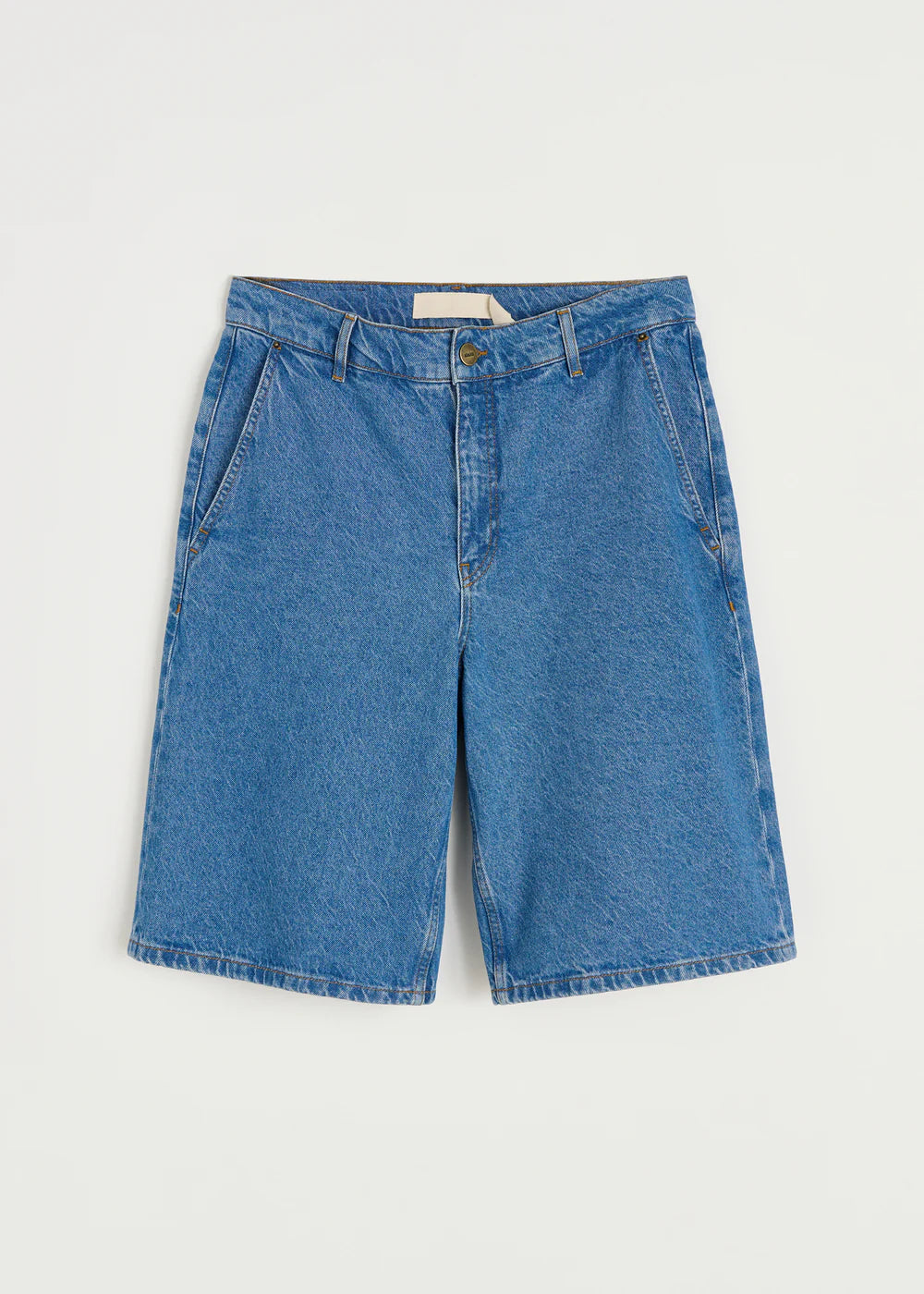 Carlo Denim Shorts, Clear Blue